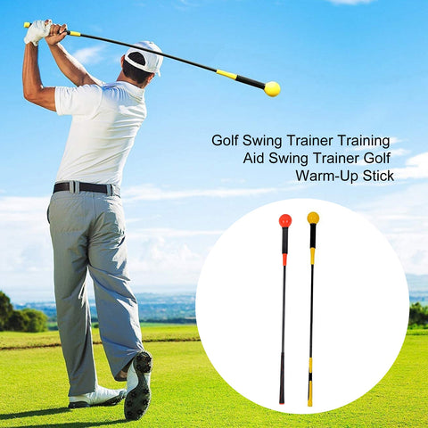 Golf Swing Training Aid: Warm-Up Stick