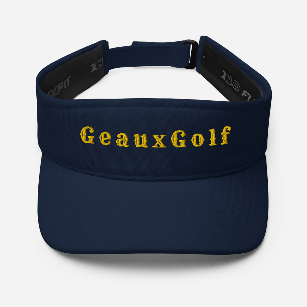 Gold Lettering Visor