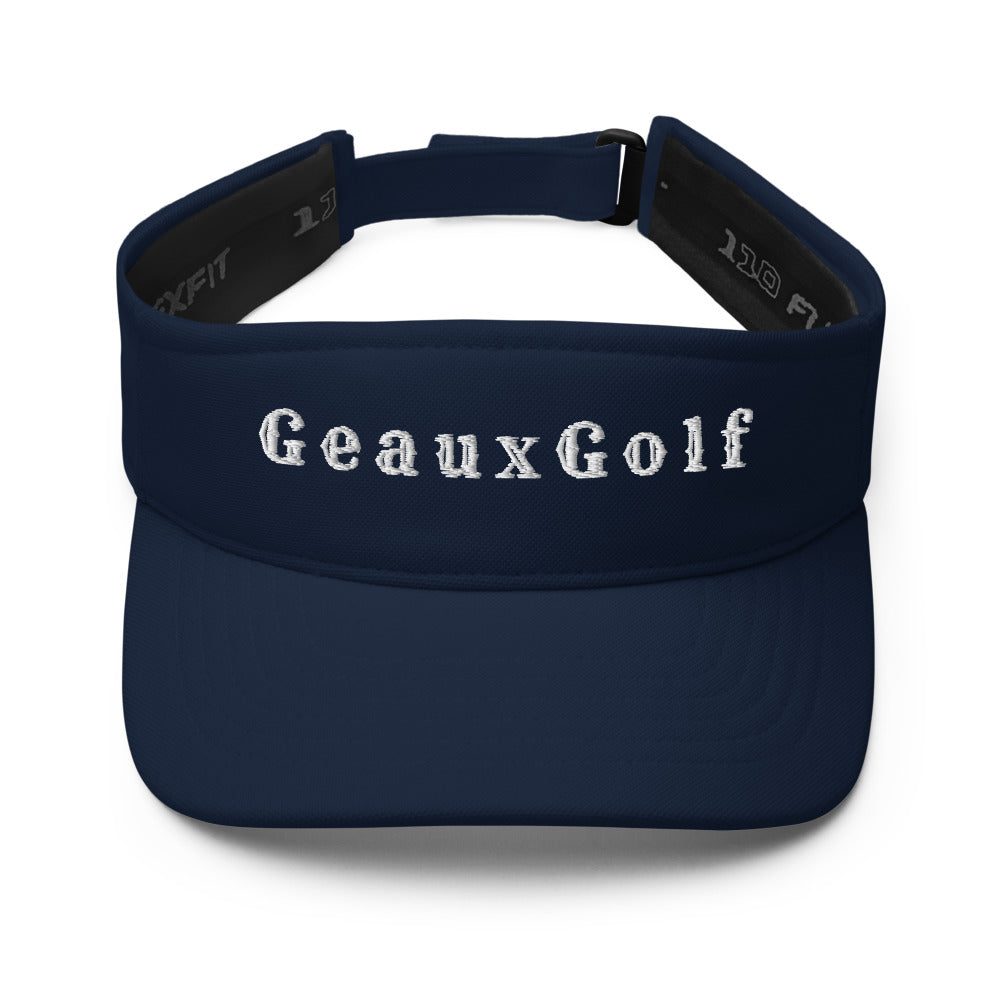 White Lettered Visor