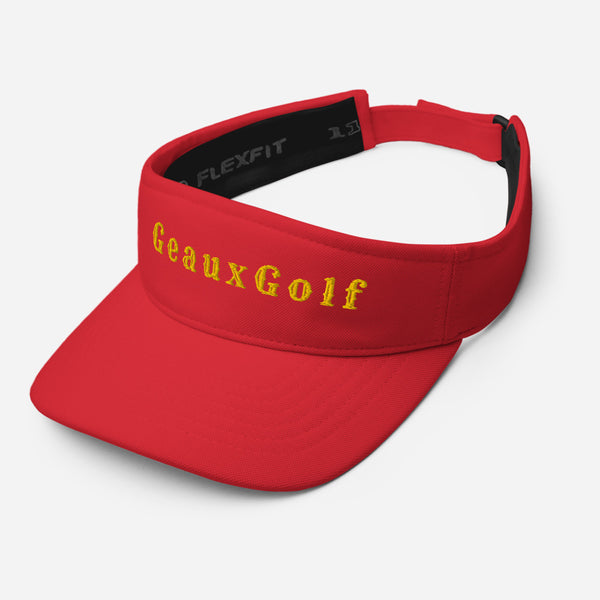 Gold Lettering Visor