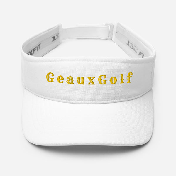 Gold Lettering Visor