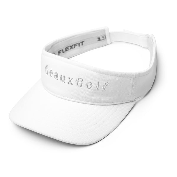 White Lettered Visor